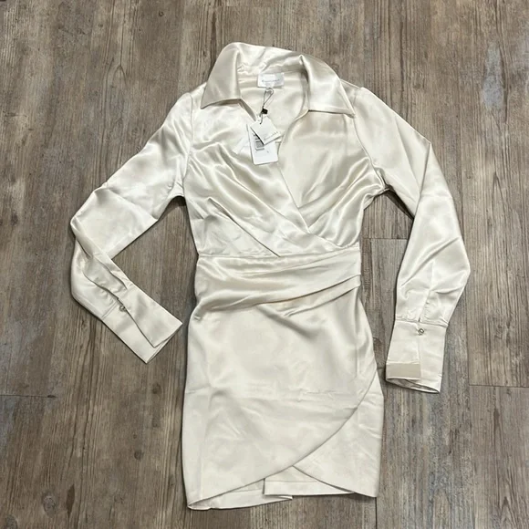 Bella Satin Minidress  from Line&Dot (Saks Fifth Avenue)- BRAND NEW - Picture 7 of 8